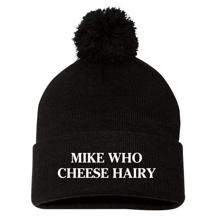 Mike Who Cheese Hairy Pom Pom 12in Knit Beanie