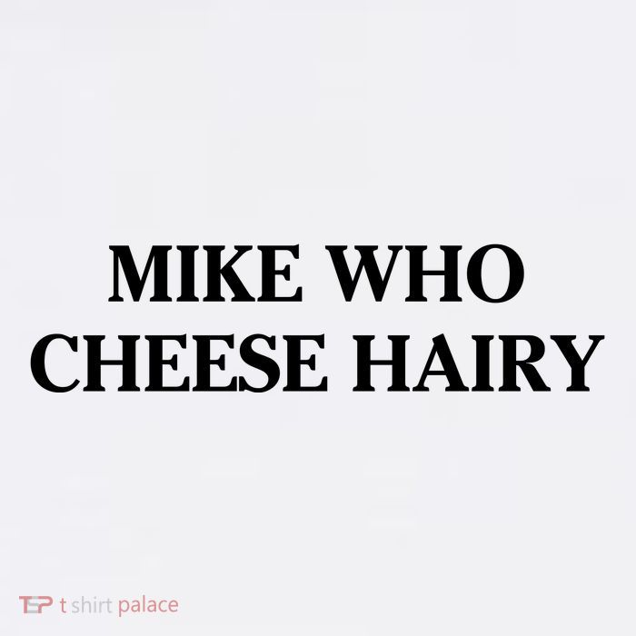 Mike Who Cheese Hairy Cropped Pullover Crew