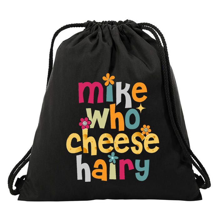 Mike Who Cheese Hairy Drawstring Bag