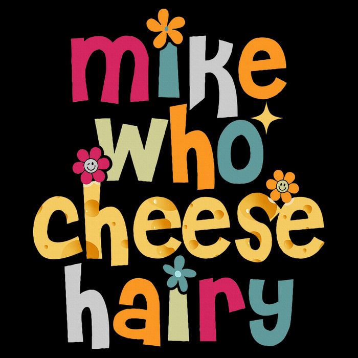 Mike Who Cheese Hairy Drawstring Bag
