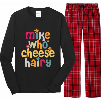 Mike Who Cheese Hairy Long Sleeve Pajama Set