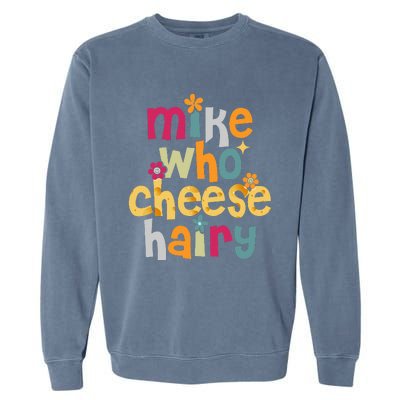 Mike Who Cheese Hairy Garment-Dyed Sweatshirt