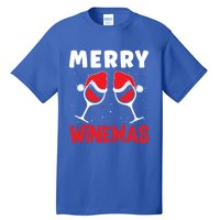 Merry Winemas Christmas Wine Gift Tall T-Shirt