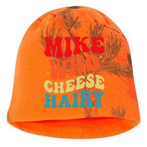 Mike Who Cheese Hairy Funny Adult Humor Meme Social Media  Kati - Camo Knit Beanie