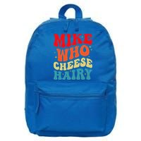 Mike Who Cheese Hairy Funny Adult Humor Meme Social Media  16 in Basic Backpack