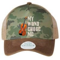 My Wand Chose Me Violin Musician Humor Legacy Tie Dye Trucker Hat