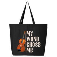 My Wand Chose Me Violin Musician Humor 25L Jumbo Tote