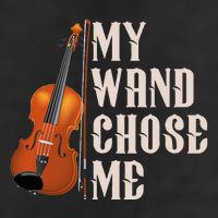 My Wand Chose Me Violin Musician Humor Golf Towel