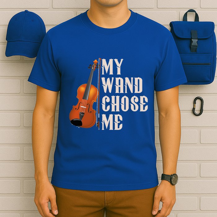 My Wand Chose Me Violin Musician Humor T-Shirt