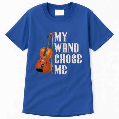 My Wand Chose Me Violin Musician Humor Tall T-Shirt