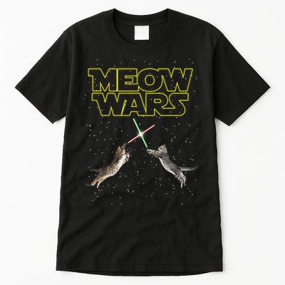 Meow Wars, Cat Wars, Funny Cat, Cat Lover Tall T-Shirt