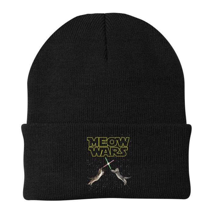 Meow Wars, Cat Wars, Funny Cat, Cat Lover Beanie