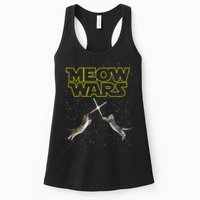 Meow Wars, Cat Wars, Funny Cat, Cat Lover Womens Tank Top