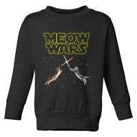 Meow Wars, Cat Wars, Funny Cat, Cat Lover Toddler Sweatshirt