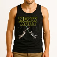 Meow Wars, Cat Wars, Funny Cat, Cat Lover Tank Top