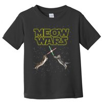 Meow Wars, Cat Wars, Funny Cat, Cat Lover Toddler T-Shirt