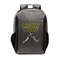 Meow Wars, Cat Wars, Funny Cat, Cat Lover Vector Backpack