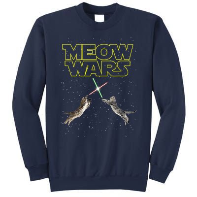 Meow Wars, Cat Wars, Funny Cat, Cat Lover Sweatshirt