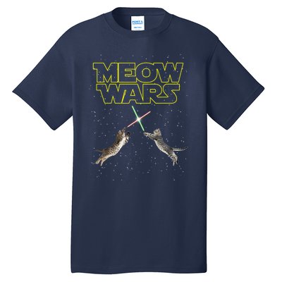 Meow Wars, Cat Wars, Funny Cat, Cat Lover Tall T-Shirt