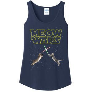 Meow Wars, Cat Wars, Funny Cat, Cat Lover Ladies Essential Tank