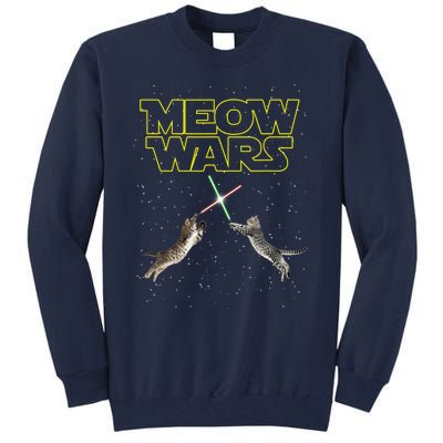 Meow Wars, Cat Wars, Funny Cat, Cat Lover Tall Sweatshirt