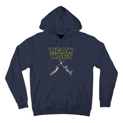 Meow Wars, Cat Wars, Funny Cat, Cat Lover Tall Hoodie