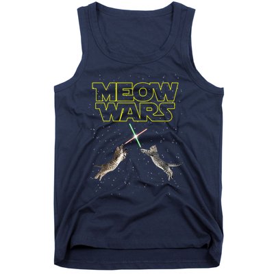 Meow Wars, Cat Wars, Funny Cat, Cat Lover Tank Top