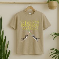 Meow Wars, Cat Wars, Funny Cat, Cat Lover T-Shirt