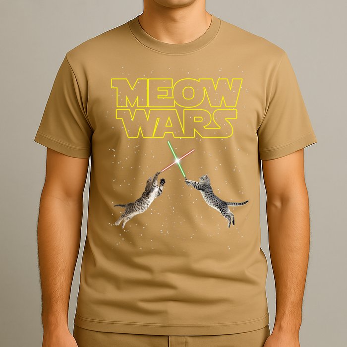 Meow Wars, Cat Wars, Funny Cat, Cat Lover T-Shirt