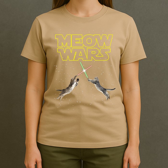 Meow Wars, Cat Wars, Funny Cat, Cat Lover T-Shirt
