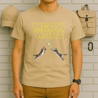 Meow Wars, Cat Wars, Funny Cat, Cat Lover T-Shirt