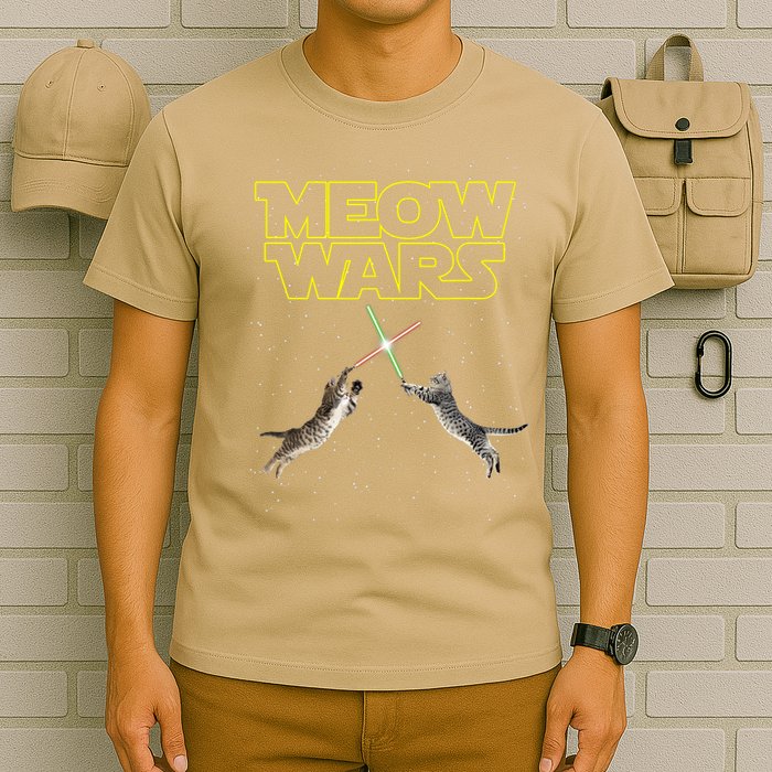 Meow Wars, Cat Wars, Funny Cat, Cat Lover T-Shirt