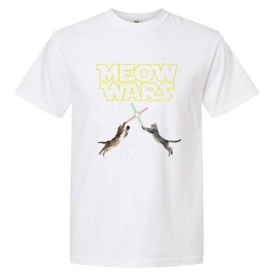 Meow Wars, Cat Wars, Funny Cat, Cat Lover Garment-Dyed Heavyweight T-Shirt