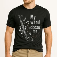 My Wand Chose Me Flute Player Flutist Marching Band Music Cooling Performance Crew T-Shirt