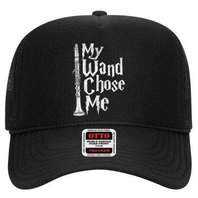 My Wand Chose Me Clarinet Player Clarinetist Music Lover Trucker Hat