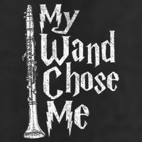 My Wand Chose Me Clarinet Player Clarinetist Music Lover Trucker Hat