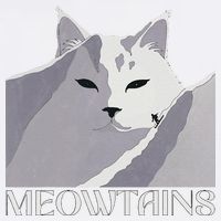 Meowtains Winter Cat Art Snow Skiing On Cat Mountain Garment-Dyed Sweatshirt