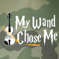 My Wand Chose Me Violin Player Violinist Music Legacy Tie Dye Trucker Hat