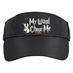 My Wand Chose Me Violin Player Violinist Music Adult Drive Performance Visor