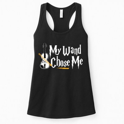 My Wand Chose Me Violin Player Violinist Music Womens Tank Top