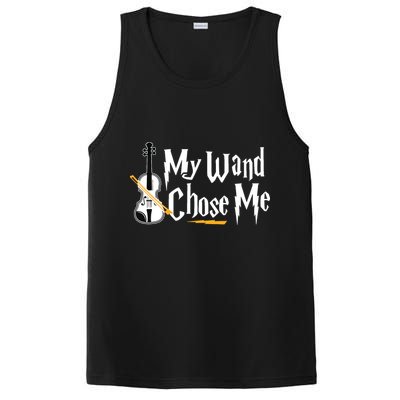 My Wand Chose Me Violin Player Violinist Music PosiCharge Competitor Tank