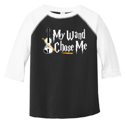 My Wand Chose Me Violin Player Violinist Music Toddler Fine Jersey T-Shirt
