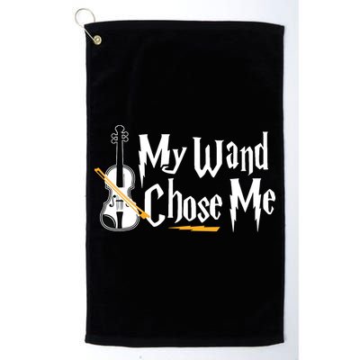 My Wand Chose Me Violin Player Violinist Music Golf Towel