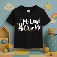 My Wand Chose Me Violin Player Violinist Music Toddler T-Shirt