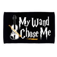 My Wand Chose Me Violin Player Violinist Music Microfiber Hand Towel