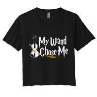 My Wand Chose Me Violin Player Violinist Music Crop Top
