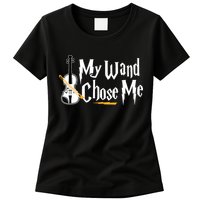 My Wand Chose Me Violin Player Violinist Music Womens T-Shirt