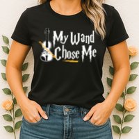 My Wand Chose Me Violin Player Violinist Music Womens T-Shirt