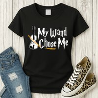 My Wand Chose Me Violin Player Violinist Music Womens T-Shirt