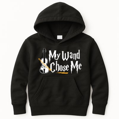 My Wand Chose Me Violin Player Violinist Music Kids Hoodie